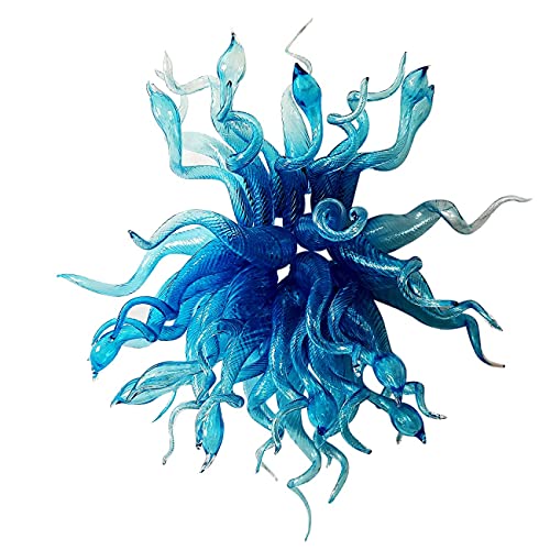 Hand Blown Art Glass wall Hanging Sculpture Installations for Decor